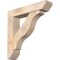 Ekena Millwork Funston Slat Smooth Bracket w/ Offset Brace, Douglas Fir, 7 1/2"W x 36"D x 36"H BKT0806X36X36FST06SDF - alternate 1